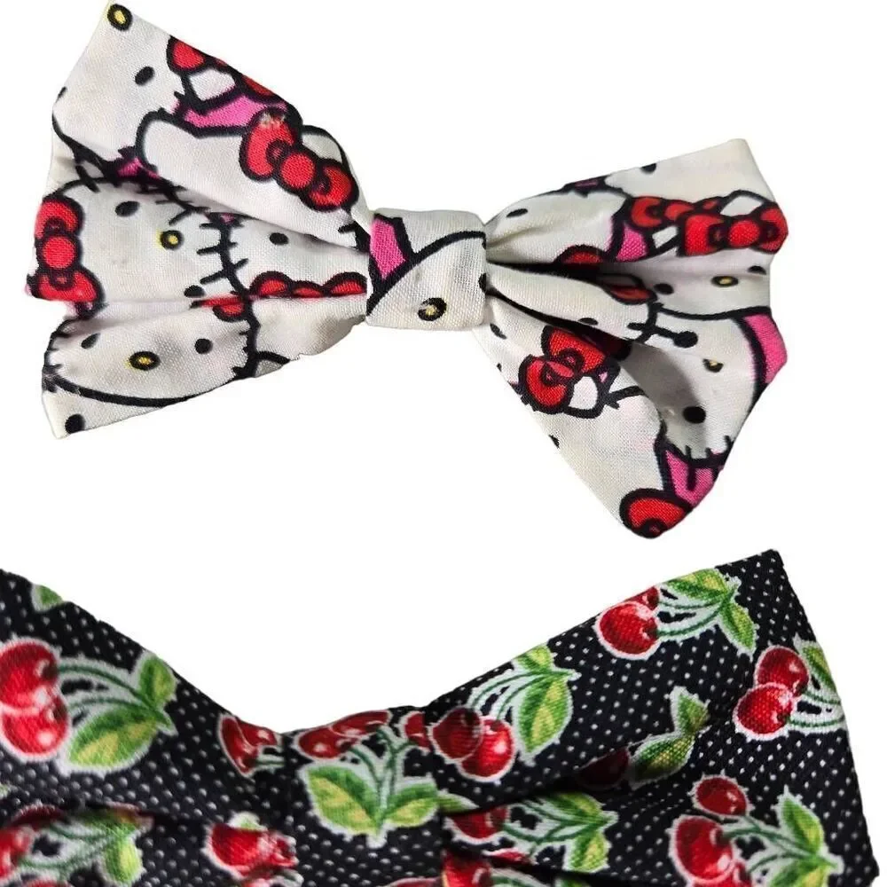 3 homemade bows, 4